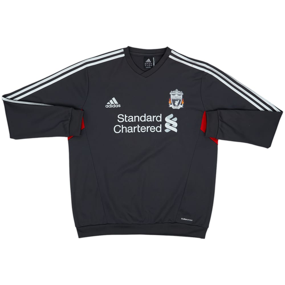 2011-12 Liverpool adidas Sweat Top - 9/10 - (XL)