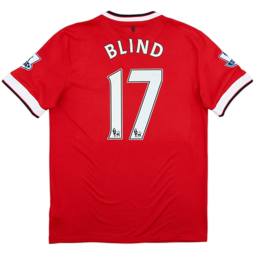 2014-15 Manchester United Home Shirt Blind #17 - 7/10 - (M)