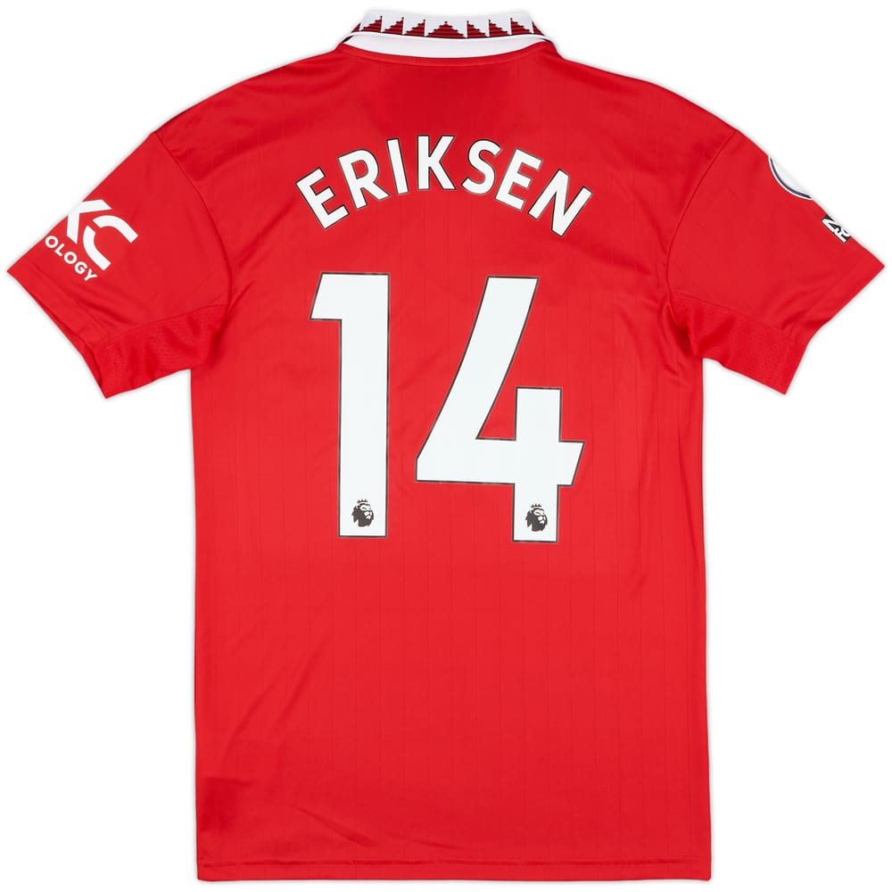 2022-23 Manchester United Home Shirt Eriksen #14 - 7/10 - (XS)