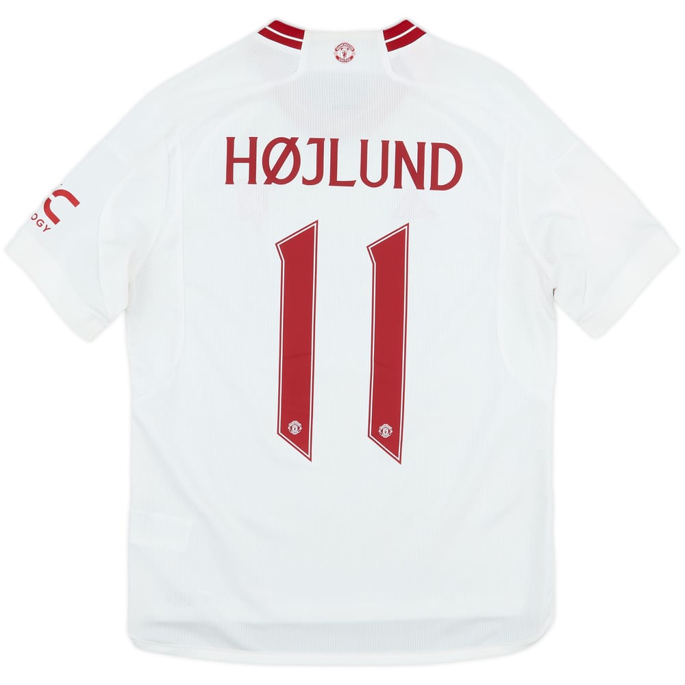 2023-24 Manchester United Third Shirt Højlund #11 - 8/10 - (L.Boys)