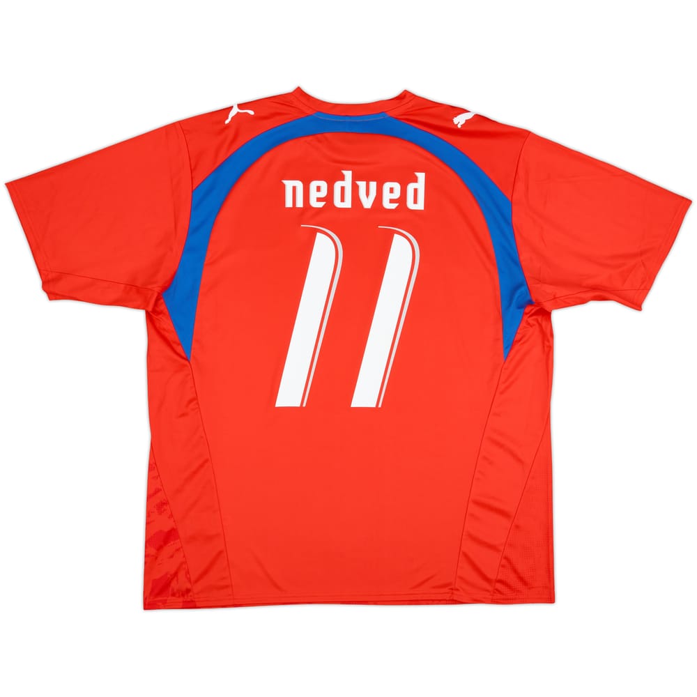 2006-08 Czech Republic Basic Home Shirt Nedved #11 - 10/10 - (XL)