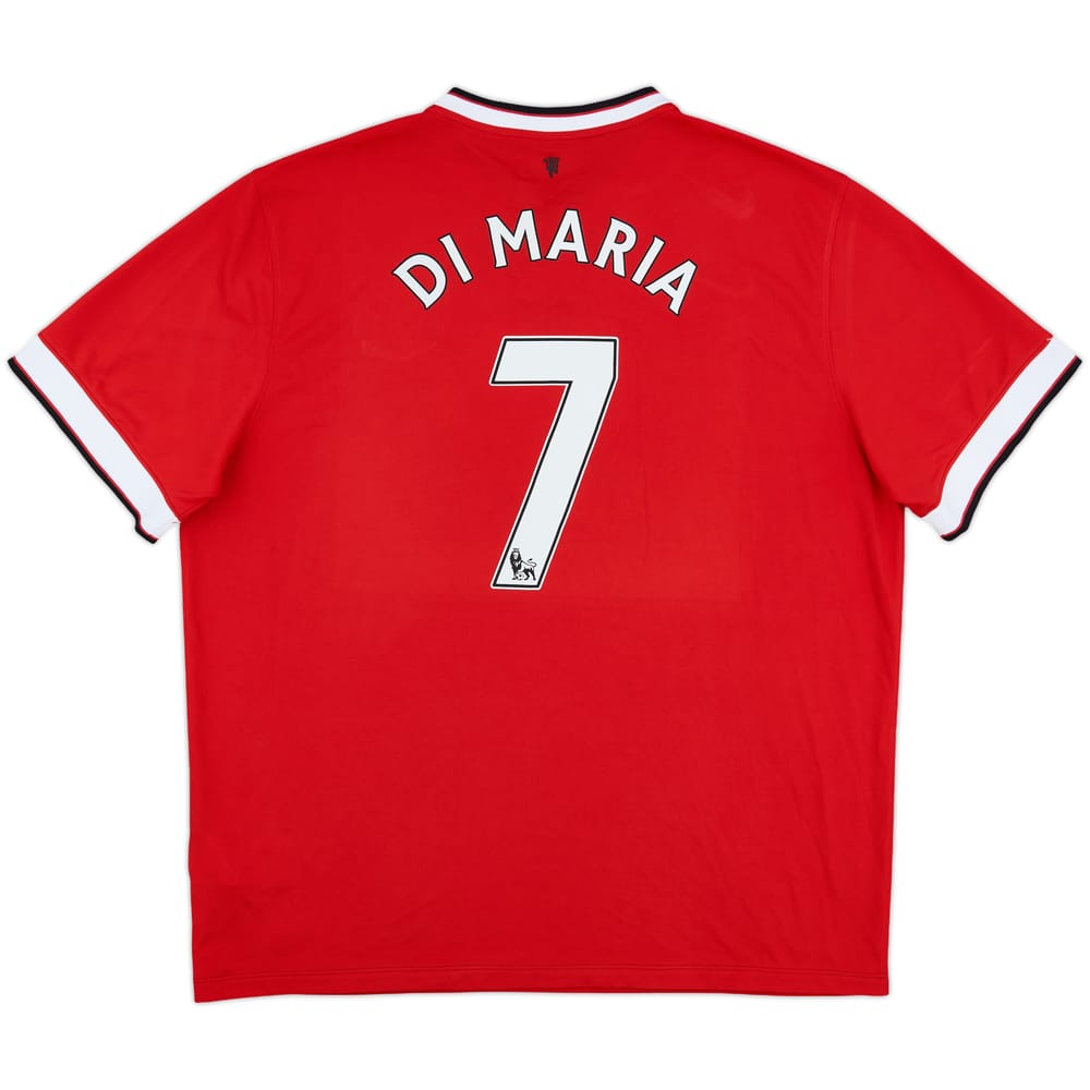 2014-15 Manchester United Home Shirt Di Maria #7 - 8/10 - (XXL)