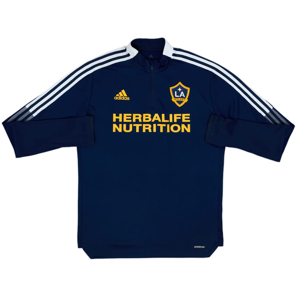 2020-21 LA Galaxy adidas 1/4 Zip Drill Top - 7/10 - (L)