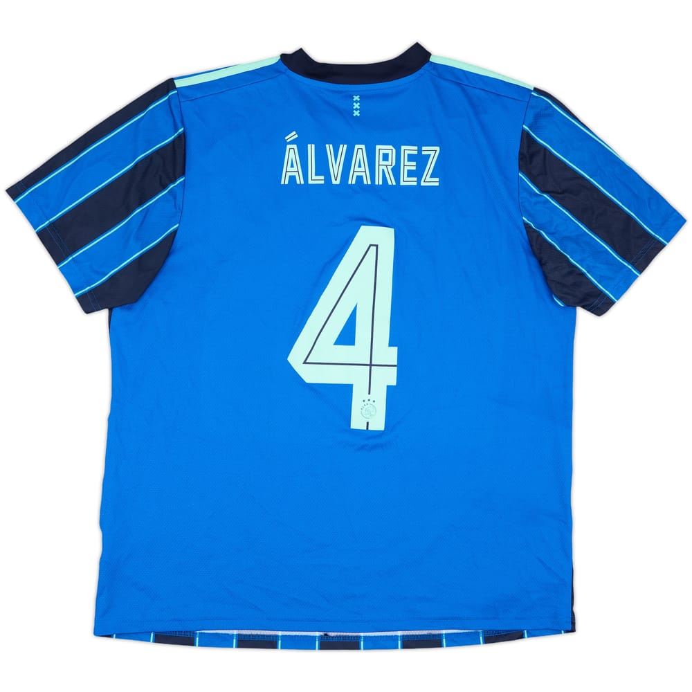 2021-22 Ajax Away Shirt Alvarez #4 - 8/10 - (XL)
