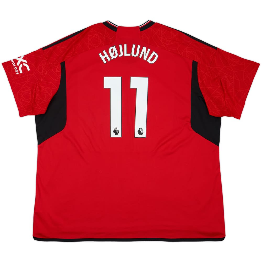 2023-24 Manchester United Home Shirt Højlund #11 - 9/10 - (4XL)