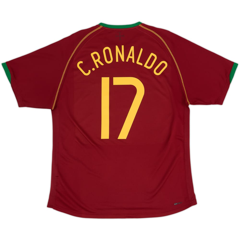 2006-08 Portugal Home Shirt C.Ronaldo #17 - 6/10 - (L)
