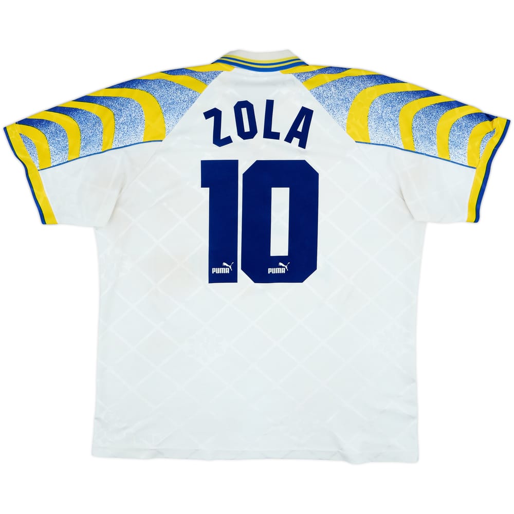 1995-97 Parma Home Shirt Zola #10 - 5/10 - (XL)