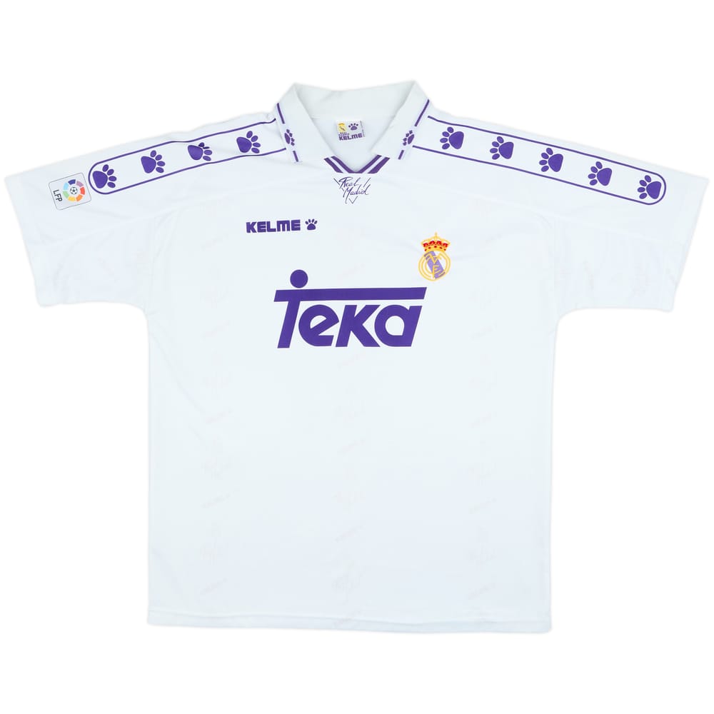 1994-96 Real Madrid Home Shirt - 9/10 - (L)