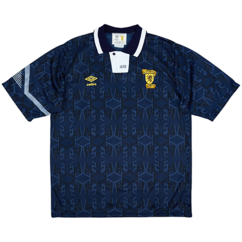 1991-94 Scotland Home Shirt - 8/10 - (L)