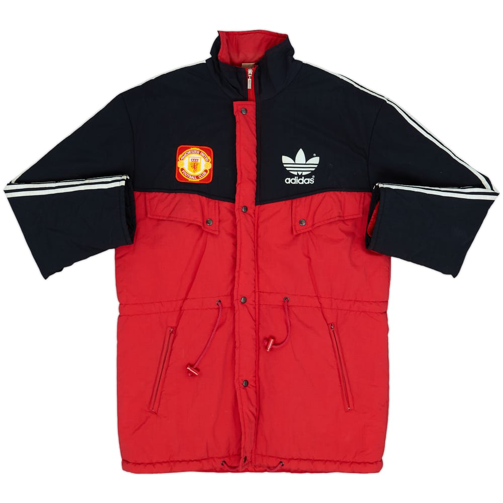 1988-90 adidas Template Padded Bench Coat (Manchester United) - 7/10 - (M)