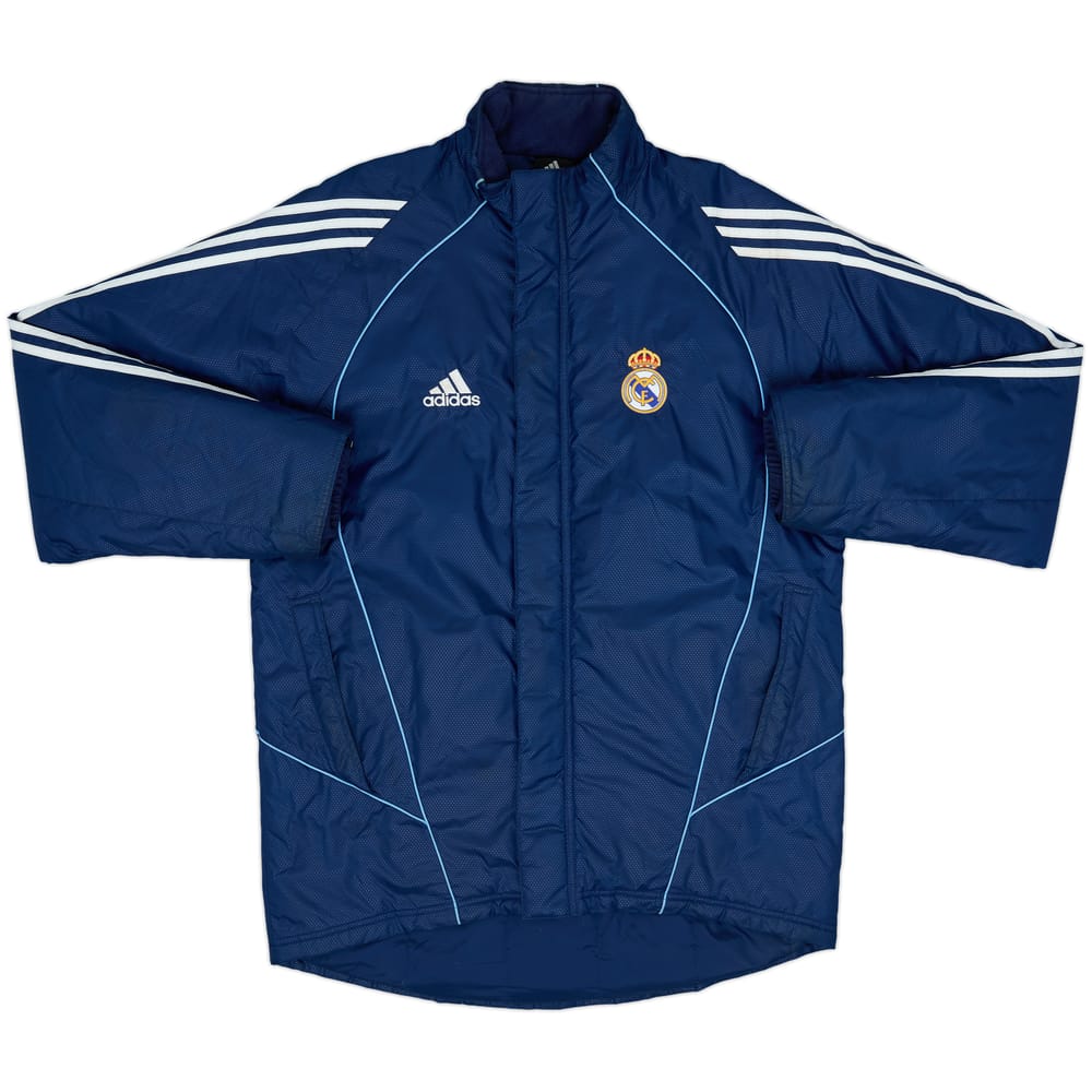 2005-06 Real Madrid adidas Padded Bench Coat - 8/10 - (M)