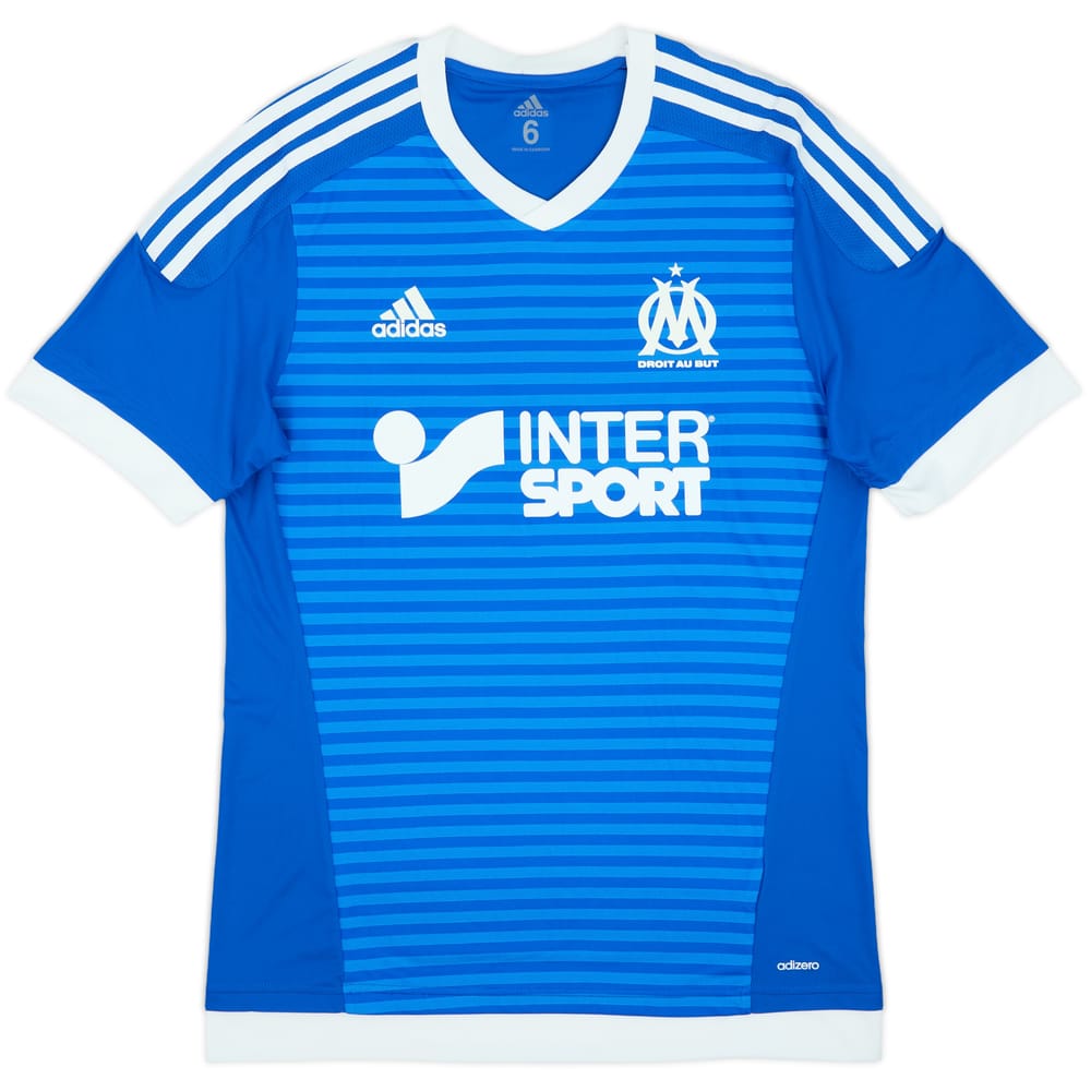 2015-16 Olympique Marseille Player Issue Third Shirt - 8/10 - (M)