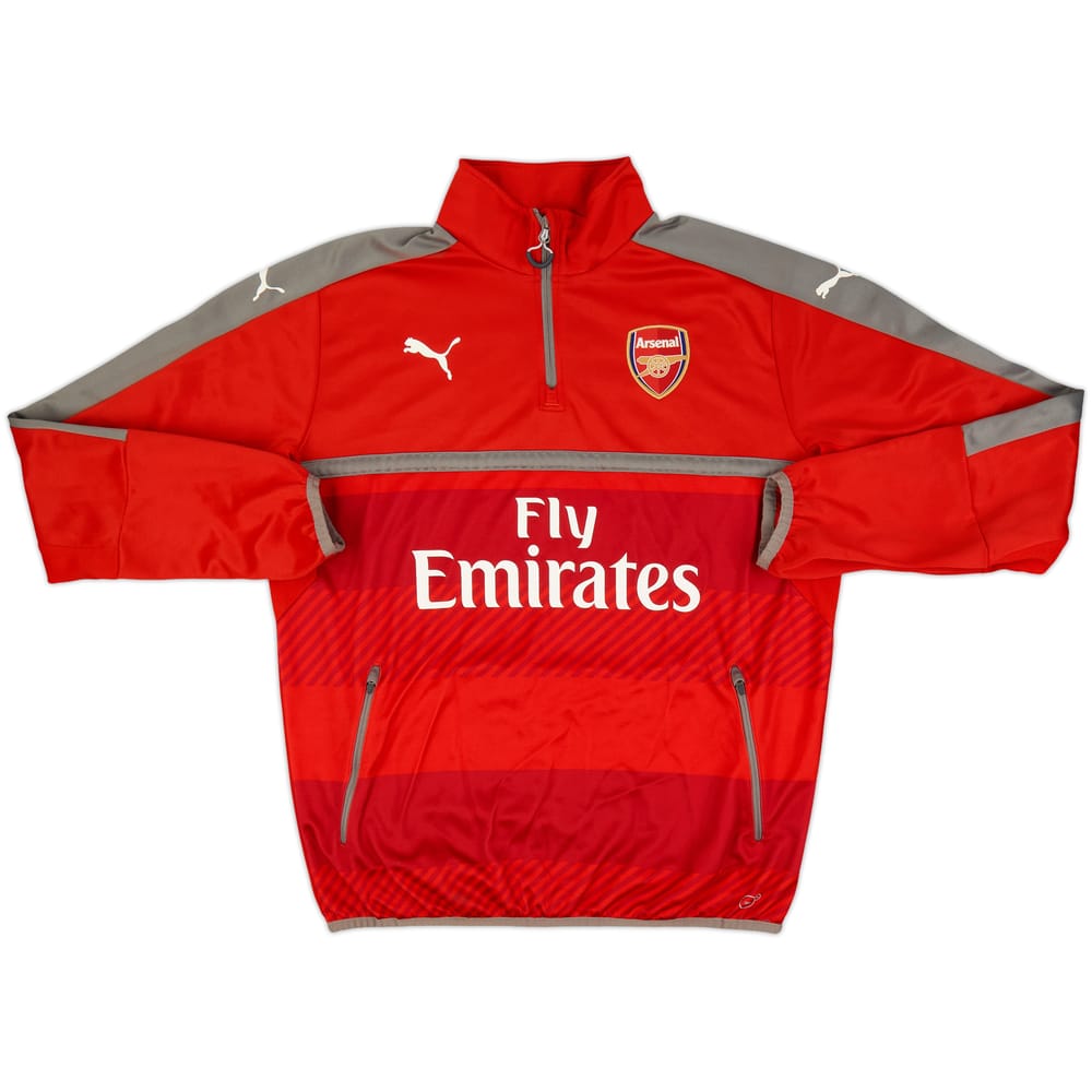 2017-18 Arsenal Puma 1/4 Zip Drill Top - 9/10 - (XL)