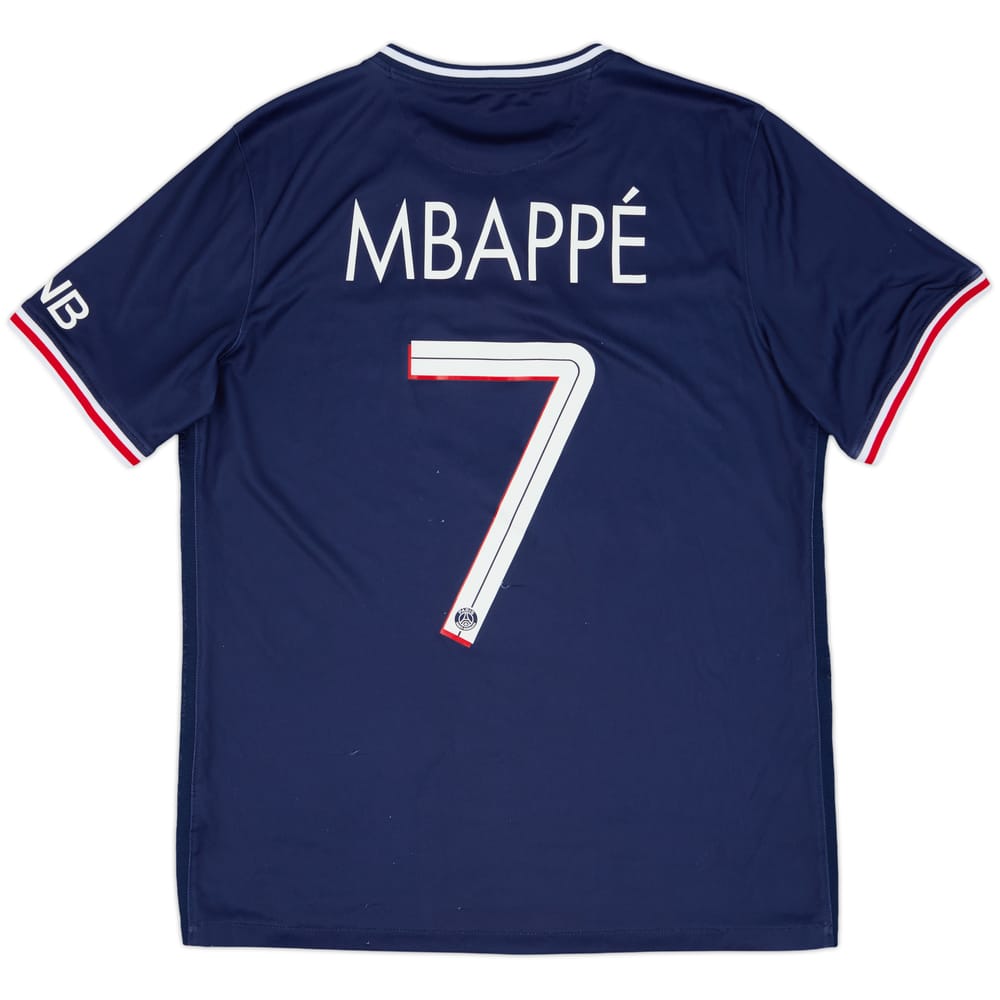 2020-21 Paris Saint-Germain Home Shirt Mbappe #7 - 7/10 - (L)