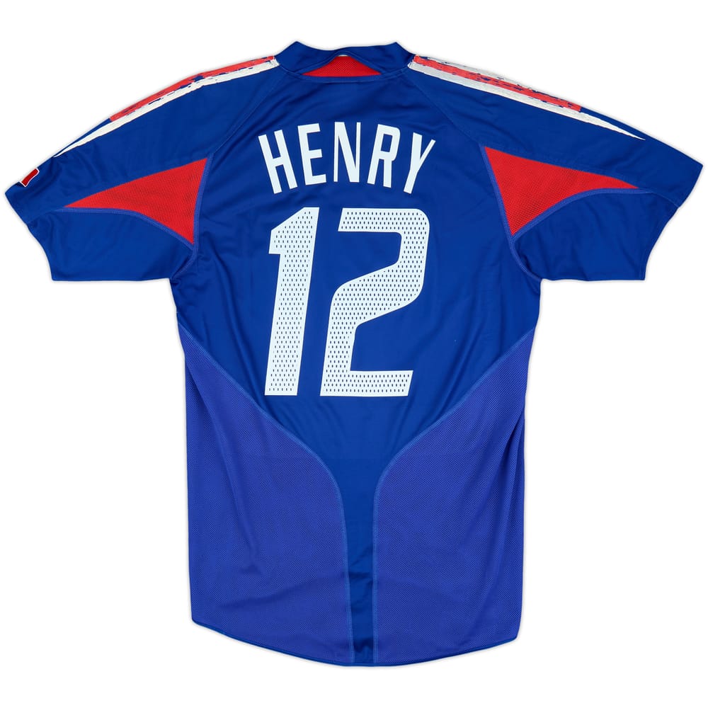 2004-06 France Home Shirt Henry #12 - 6/10 - (S)