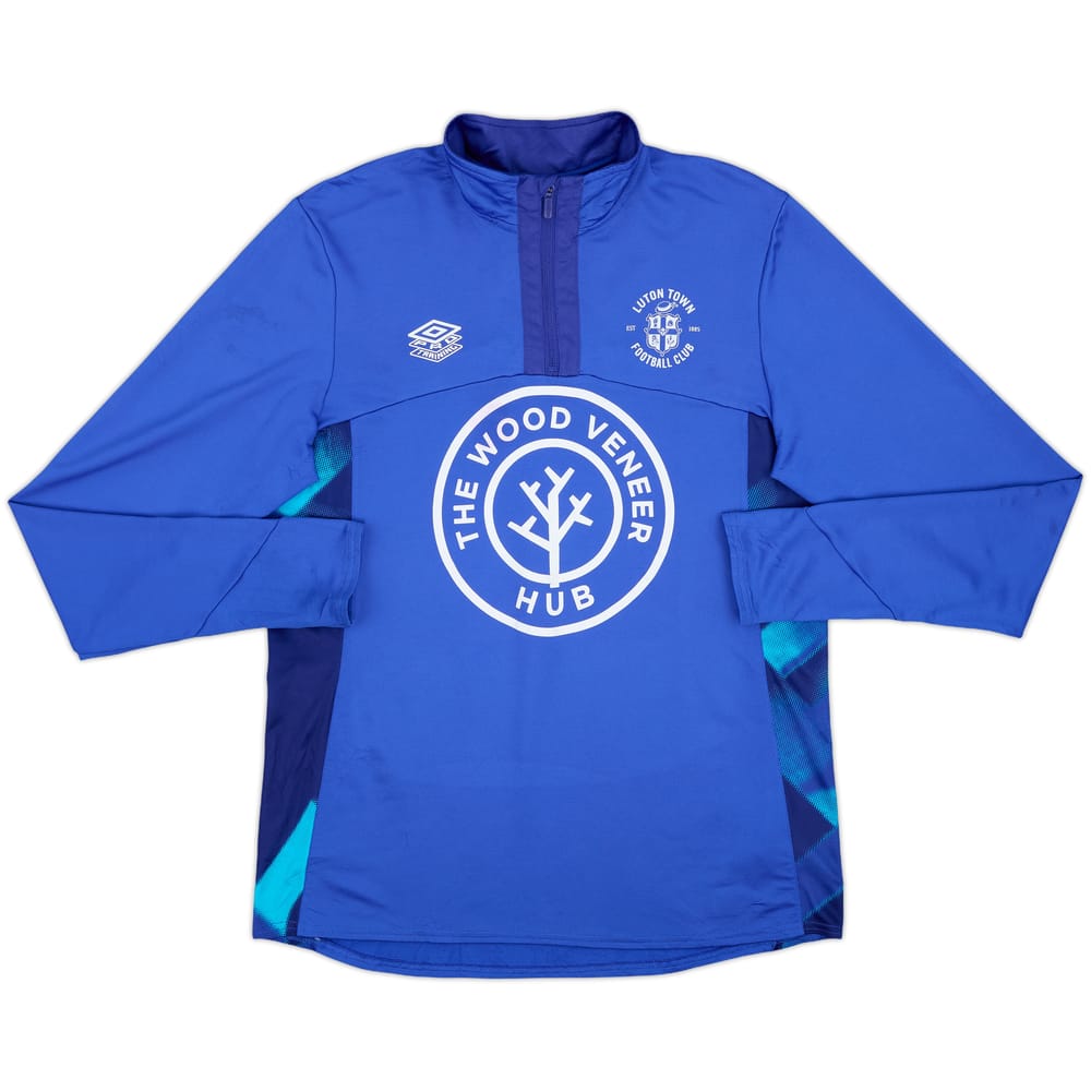 2022-23 Luton Town Umbro 1/4 Zip Drill Top - 6/10 - (L)
