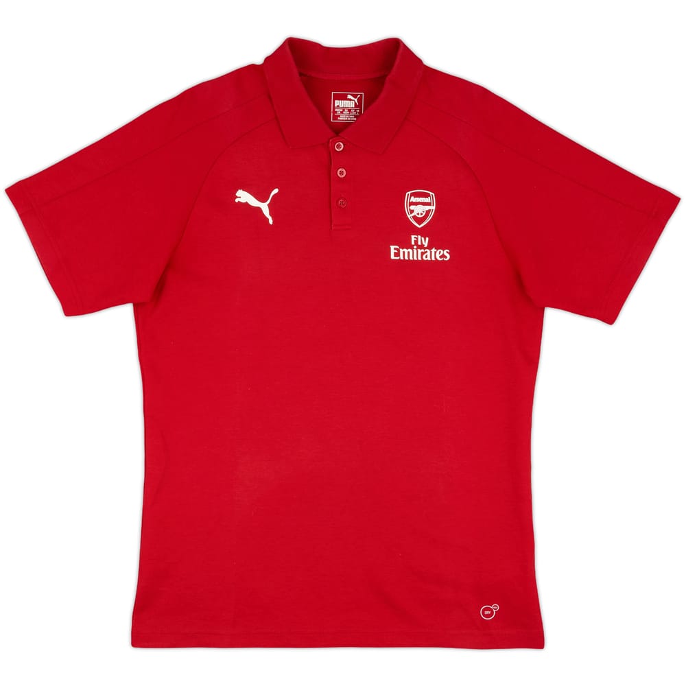 2017-18 Arsenal Puma Polo Shirt - 8/10 - (L)