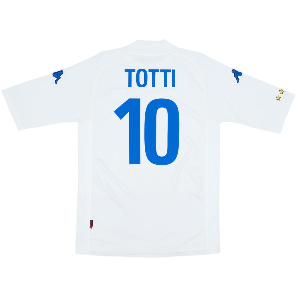2002 Italy Away Shirt Totti #10 - 8/10 - (M)
