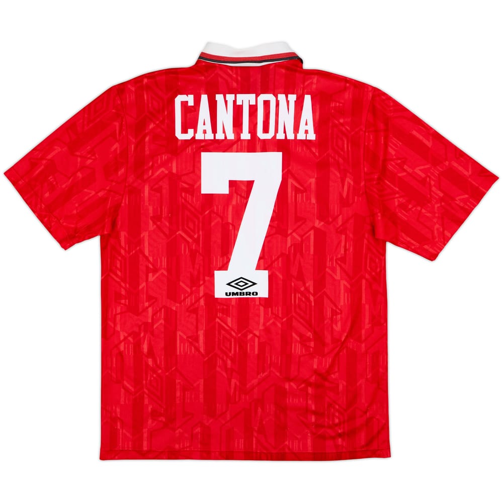 1992-94 Manchester United Home Shirt Cantona #7 - 5/10 - (M)