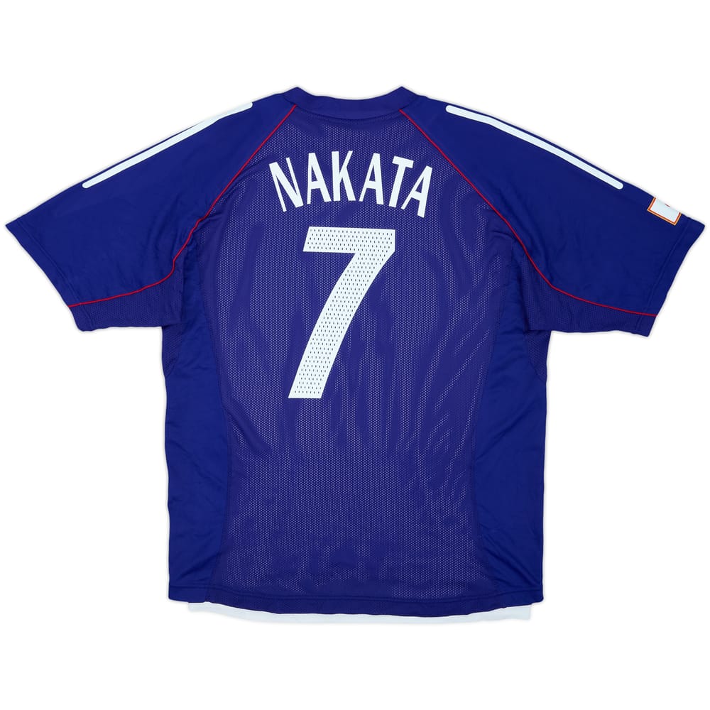 2002-04 Japan Player Issue Home Shirt Nakata #7 - 8/10 - (XL)