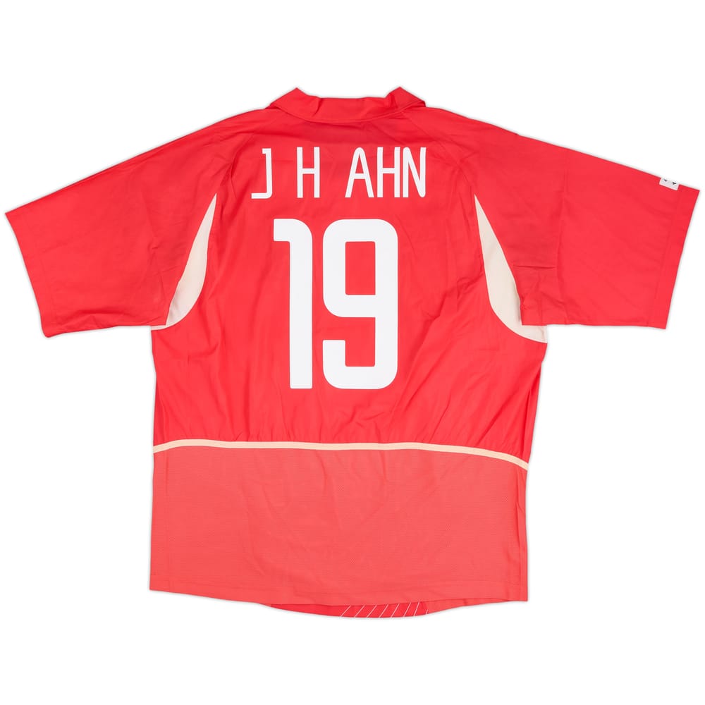 2002-03 South Korea Home Shirt J.H.Ahn #19 - 7/10 - (XL)