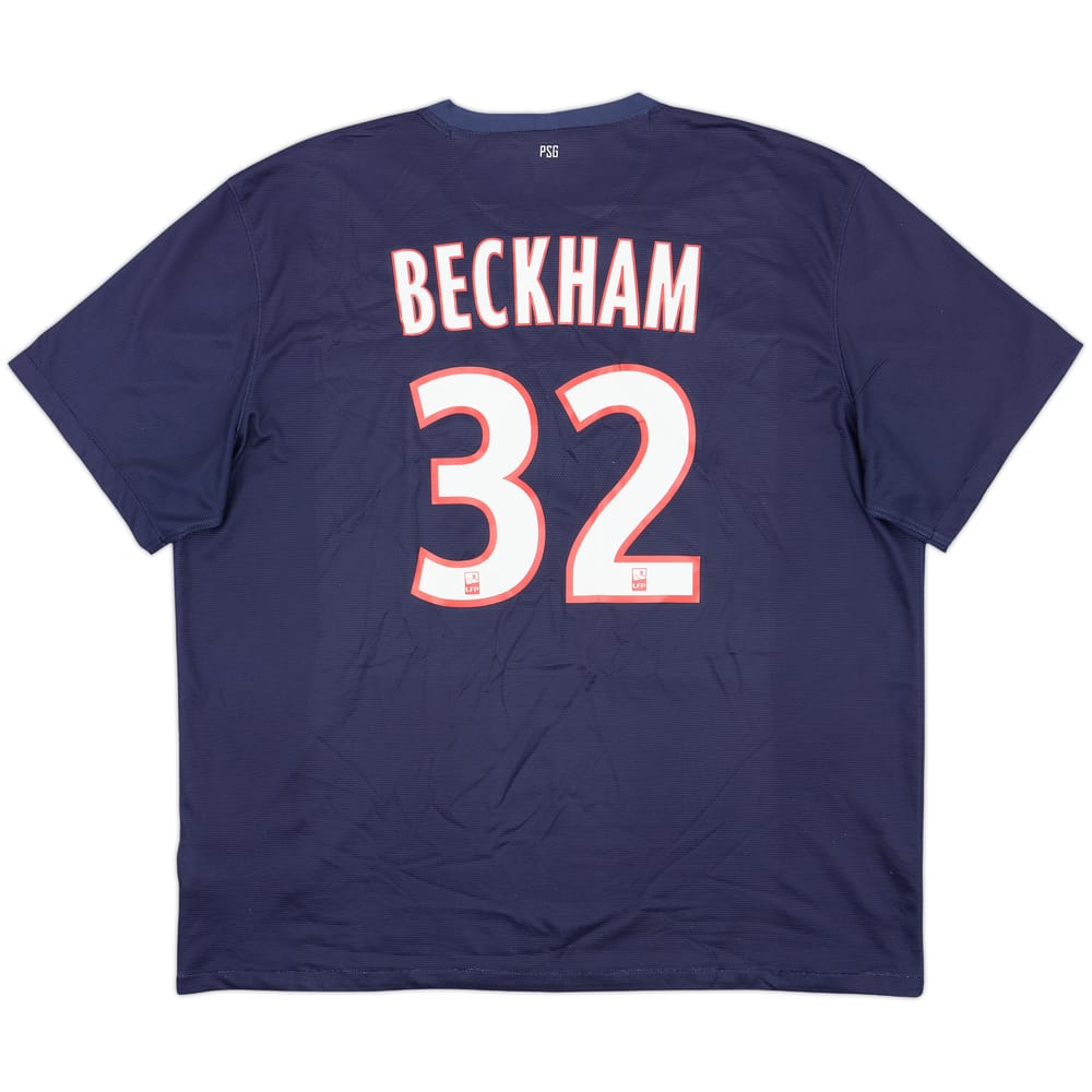 2012-13 Paris Saint-Germain Home Shirt Beckham #32 - 5/10 - (XXL)