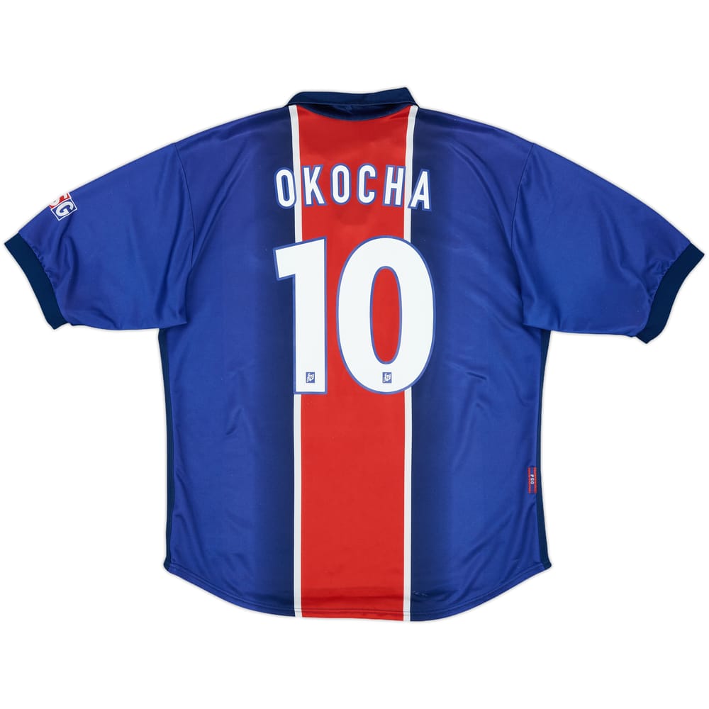 1998-99 Paris Saint-Germain Home Shirt Okocha #10 - 5/10 - (XL)
