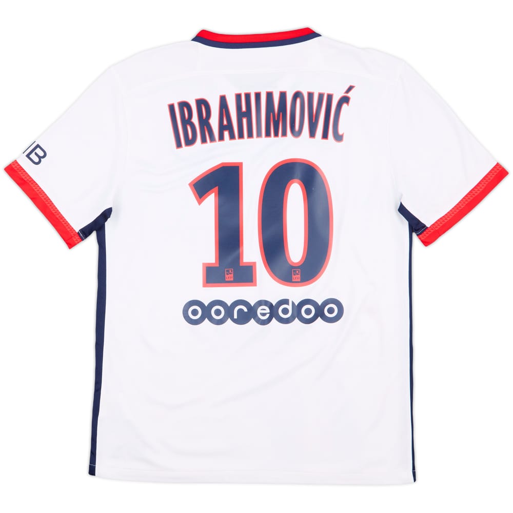 2015-16 Paris Saint-Germain Away Shirt Ibrahimovic #10 - 8/10 - (M)