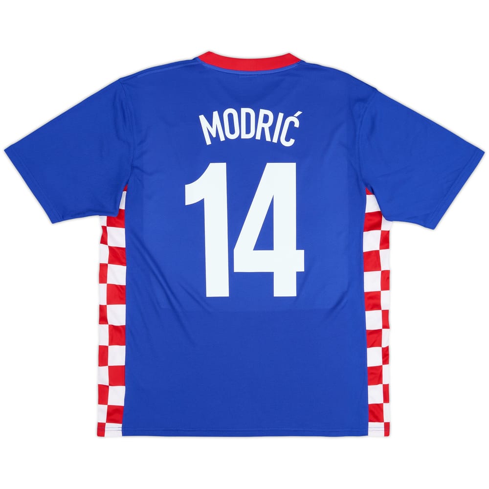 2007-09 Croatia Basic Away Shirt Modric #14 - 8/10 - (L)
