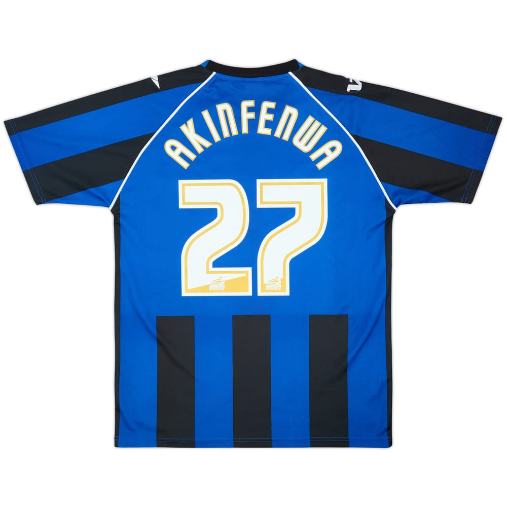 2010-11 Gillingham Home Shirt Akinfenwa #27 - 8/10 - (L)