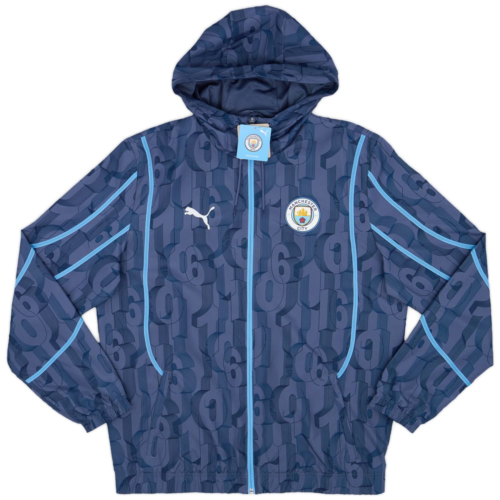 2024-25 Manchester City Puma Pre-Match Hooded Jacket