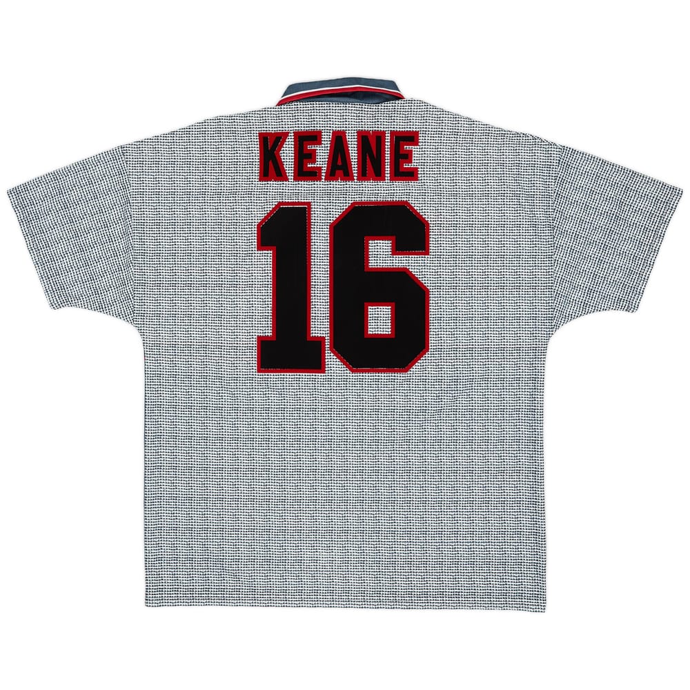 1995-96 Manchester United Away Shirt Keane #16 - 9/10 - (XL)