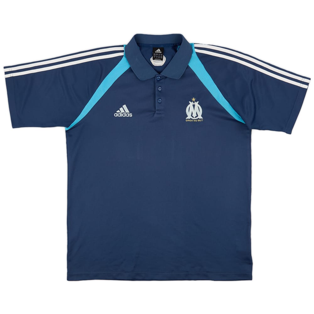 2004-05 Olympique Marseille adidas Polo Shirt - 8/10 - (L/XL)