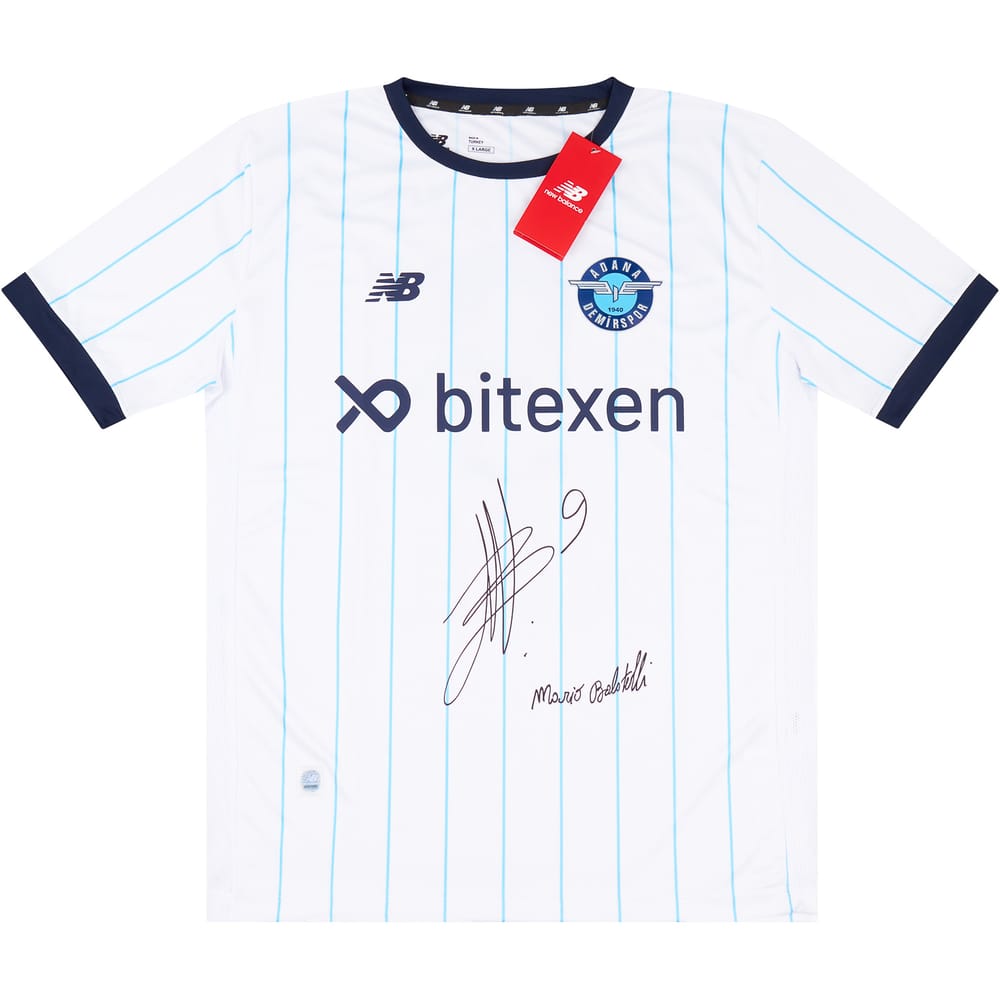 2021-22 Adana Demirspor Signed Away Shirt Balotelli #9 (XS)