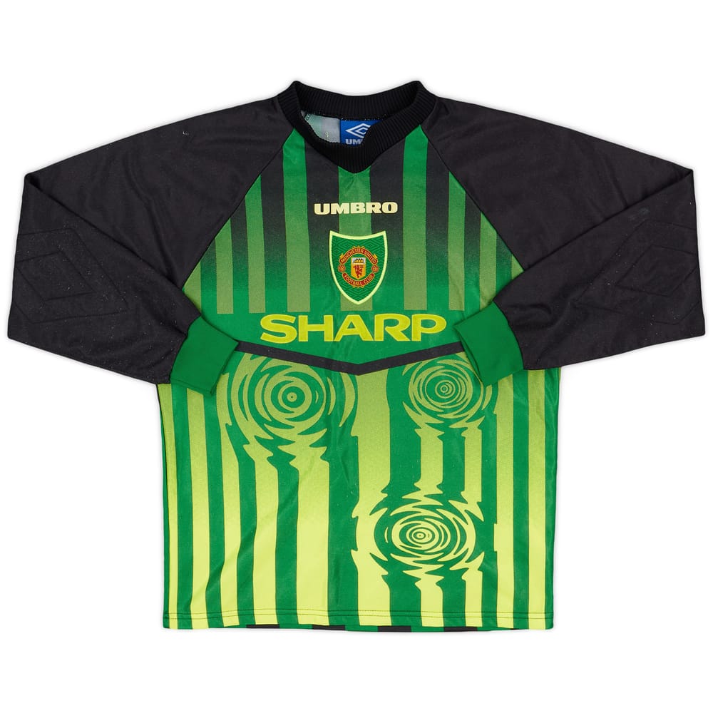 1997-98 Manchester United GK Shirt - 7/10 - (L.Boys)