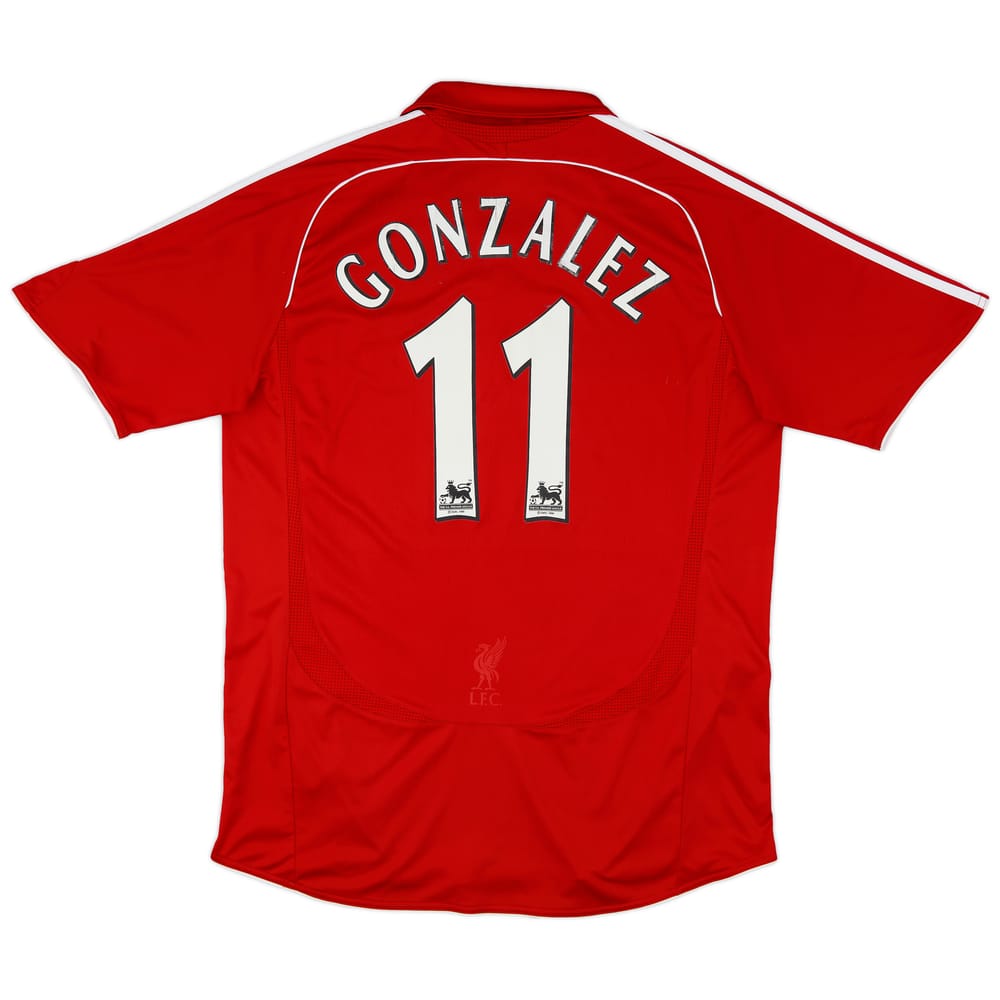 2006-08 Liverpool Home Shirt Gonzalez #11 - 4/10 - (L)