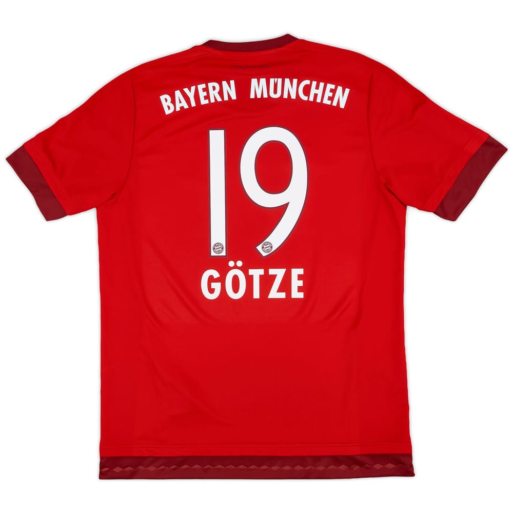 2015-16 Bayern Munich Home Shirt Gotze #19 - 8/10 - (L)