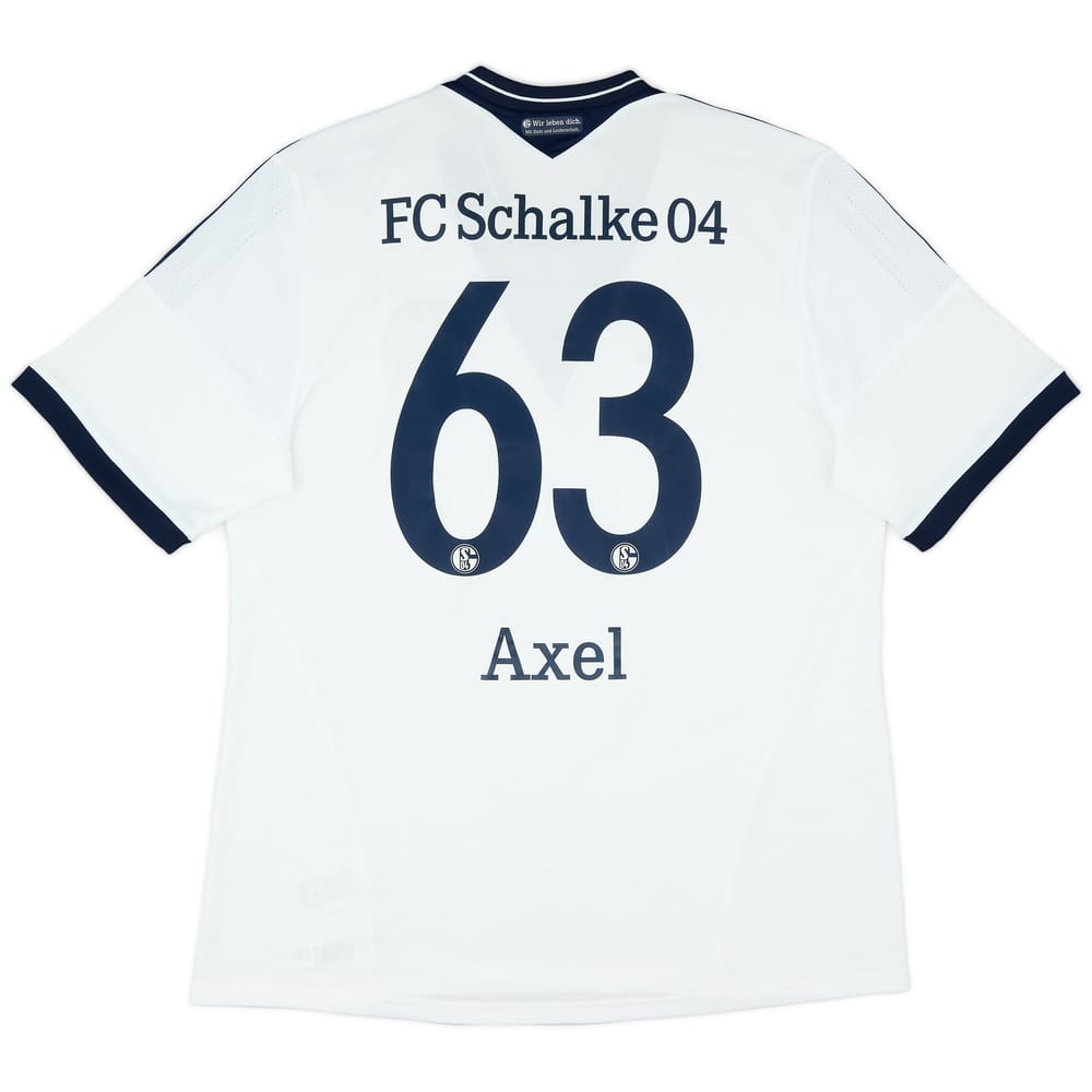 2013-15 Schalke Away Shirt Axel #63 - 9/10 - (XL)