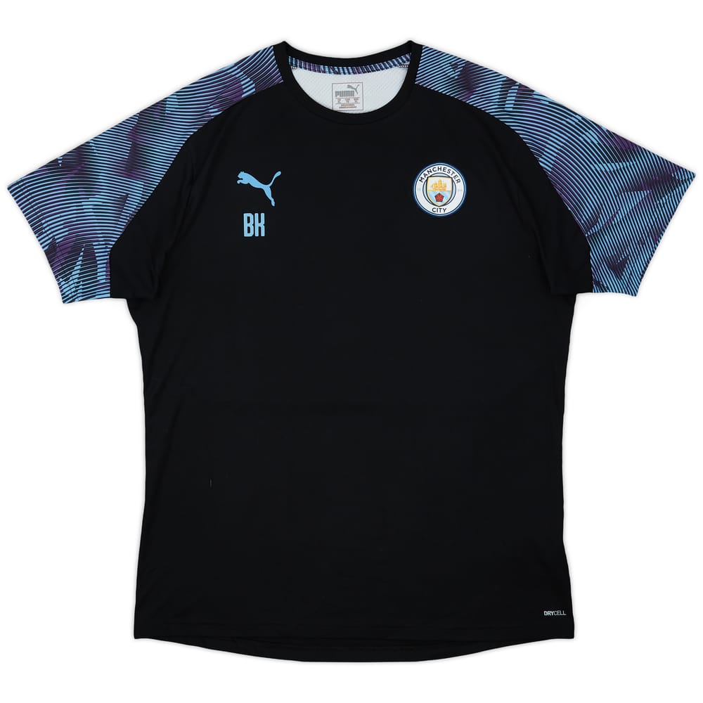 2018-19 Manchester City Puma Staff Issue Training Shirt BK - 9/10 - (XL)