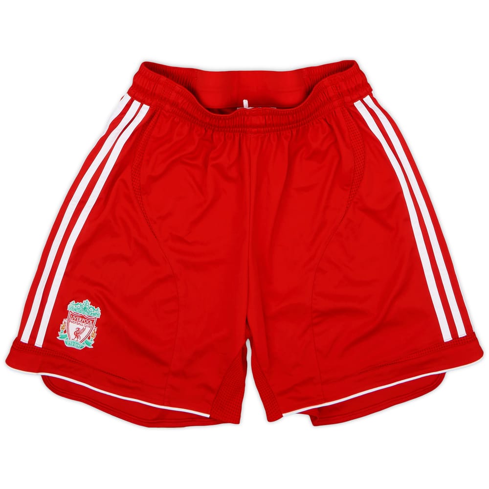 2006-08 Liverpool Home Shorts - 8/10 - (L)