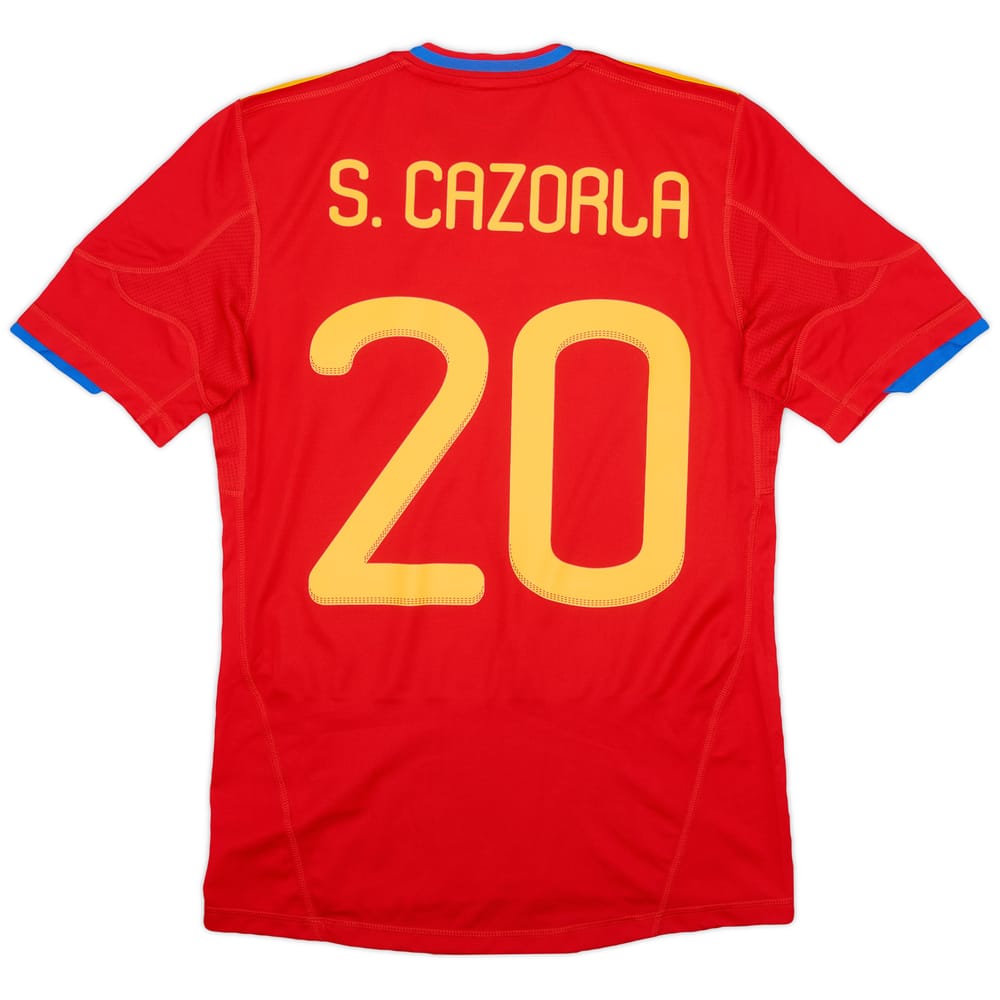 2009-10 Spain Home Shirt S.Cazorla #20 - 7/10 - (S)