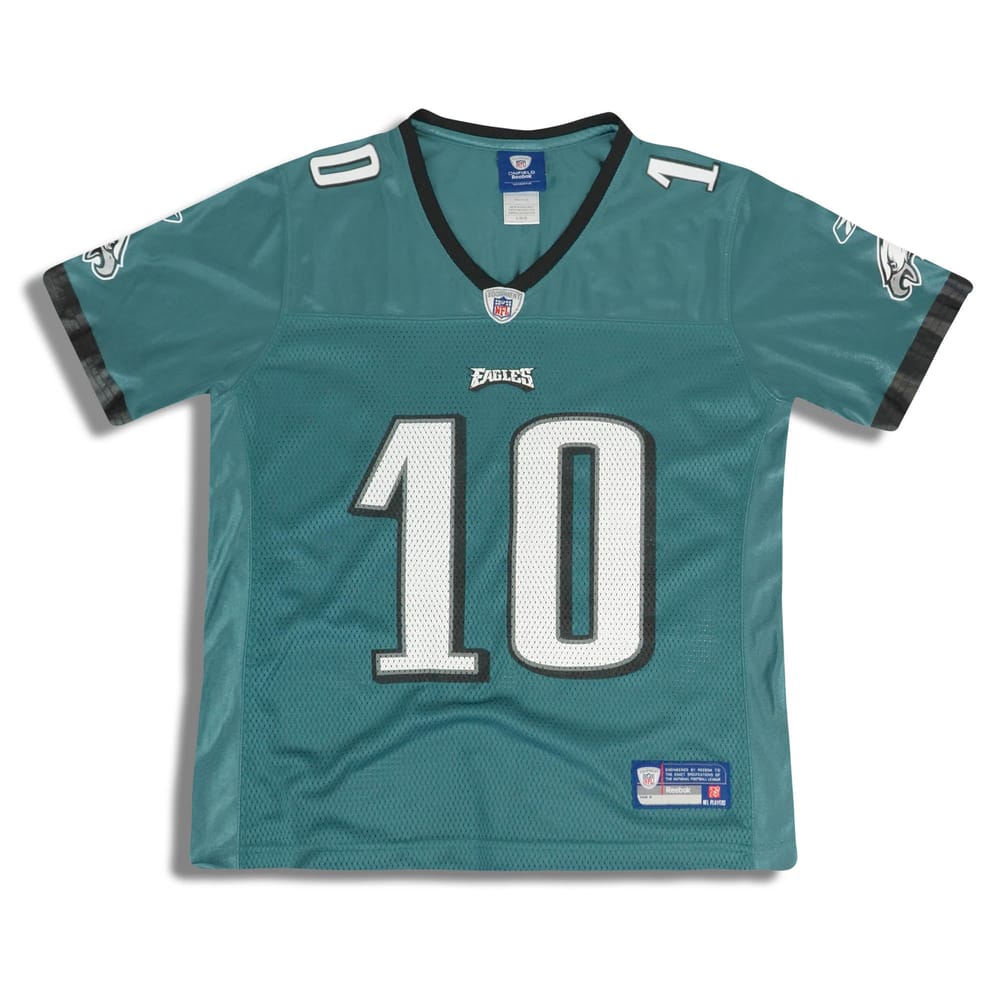 2008-11 Philadelphia Eagles Jackson #10 Reebok On Field Jersey (Home) Womens (L)