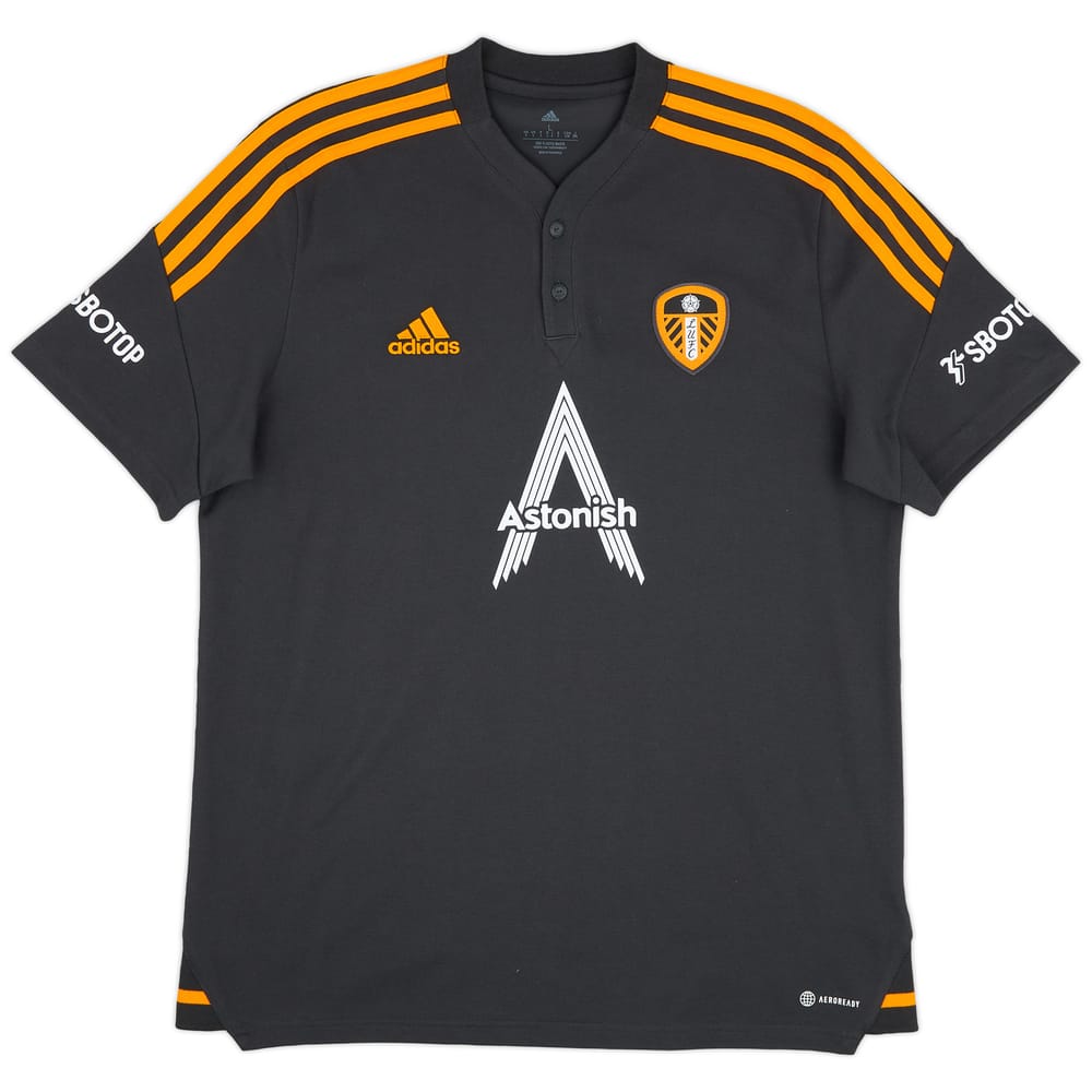 2022-23 Leeds United Player Issue Polo T-Shirt