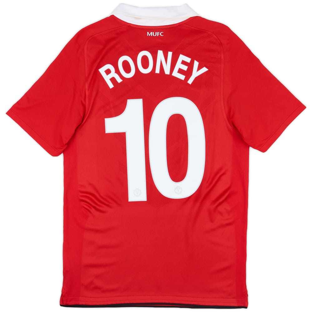 2010-11 Manchester United Home Shirt Rooney #10 - 5/10 - (S)