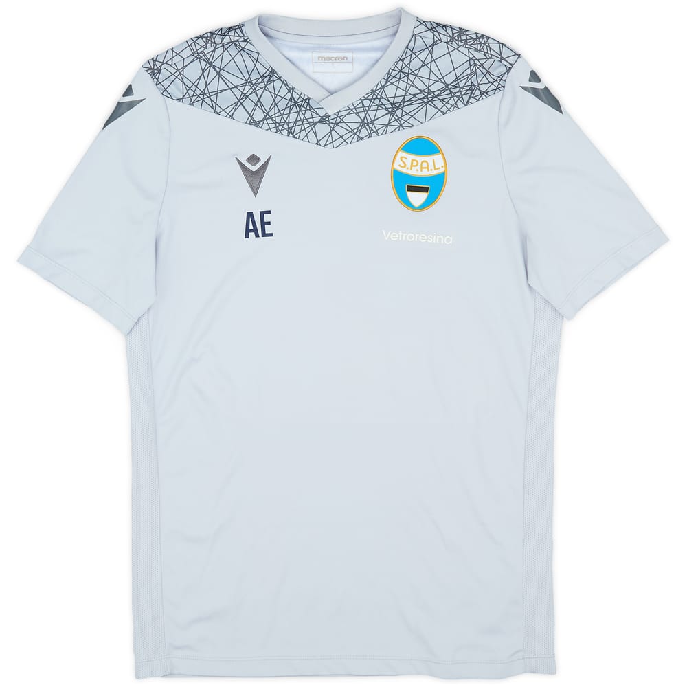 2020-21 SPAL Staff Issue Macron Training Shirt AE - 8/10 - (L)