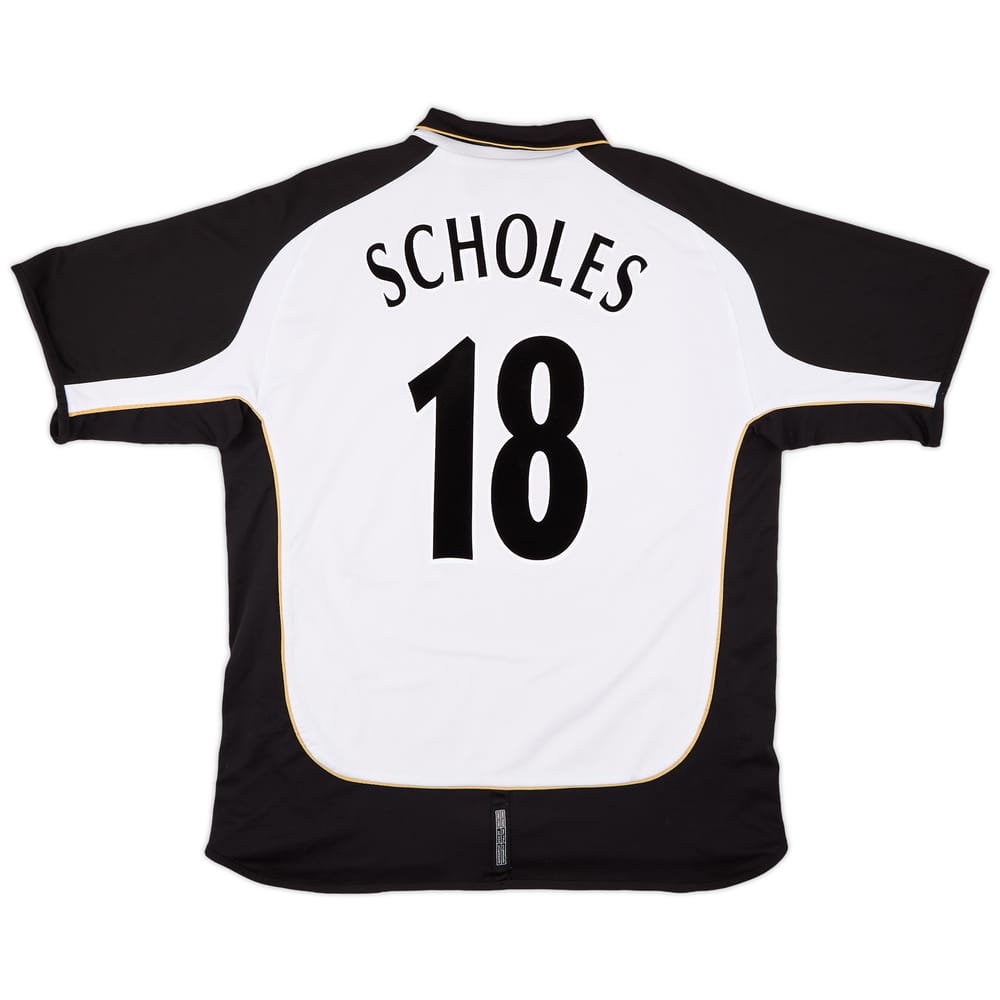 2001-02 Manchester United Centenary Away/Third Shirt Scholes #18 - 7/10 - (XXL)
