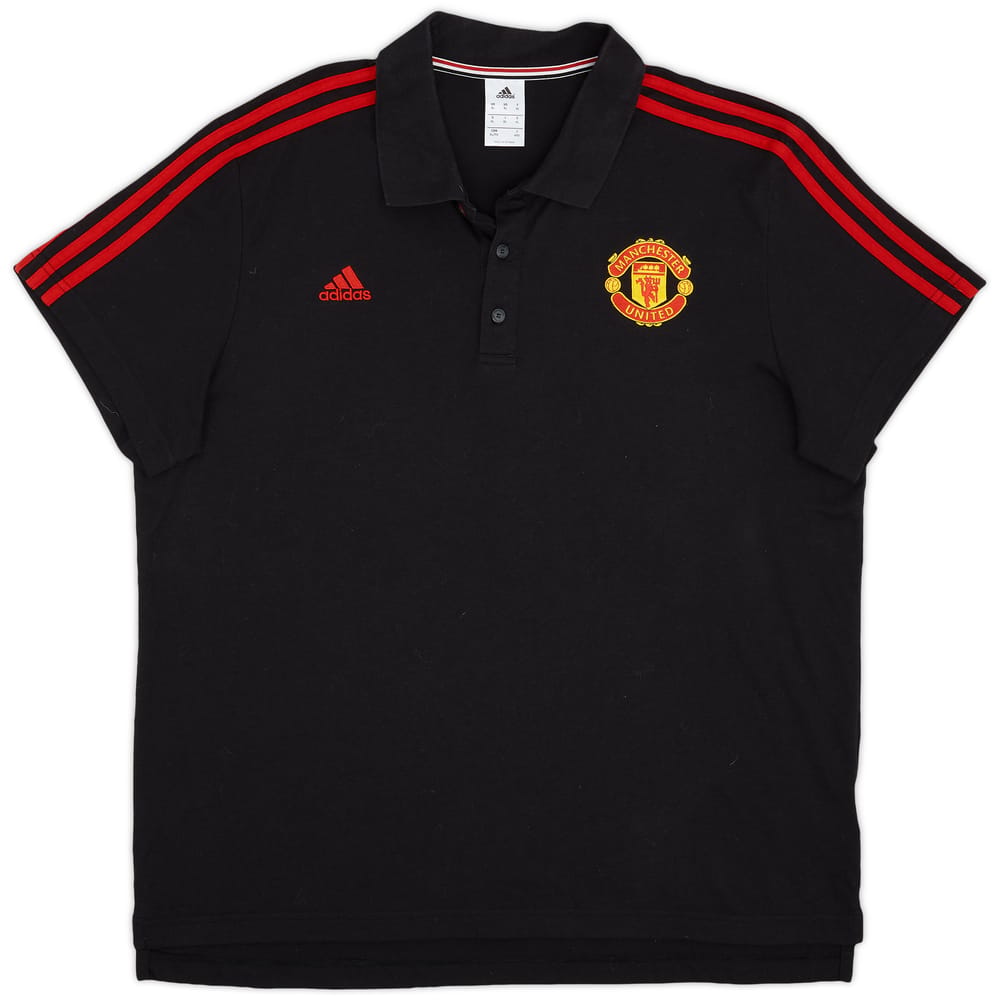 2015-16 Manchester United adidas Polo Shirt - 9/10 - (XL)