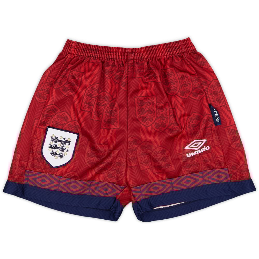 1993-95 England Away Shorts - 8/10 - (S)