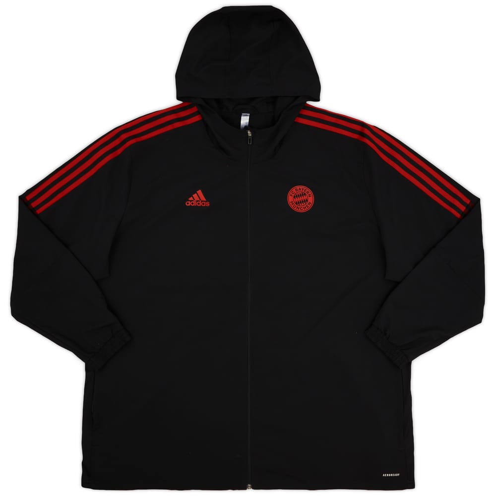 2021-22 Bayern Munich adidas Hooded Rain Jacket - 9/10 - (3XL)