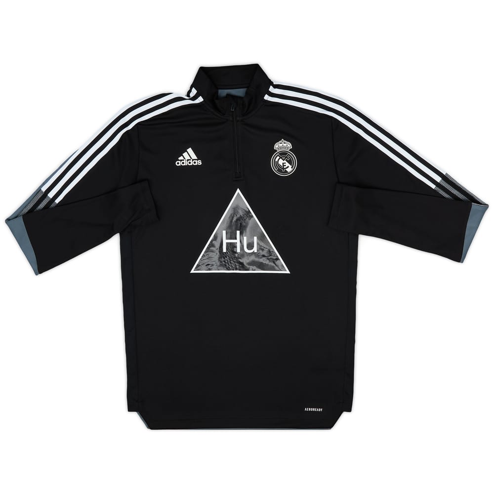 2020-21 Real Madrid adidas x Humanrace 1/4 Zip Drill Top - 8/10 - (M)